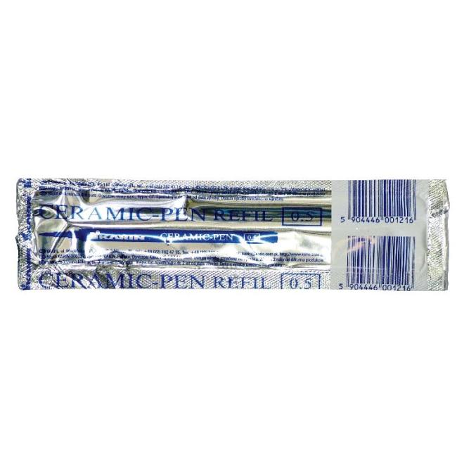 Replacement ceramic blue pen refill