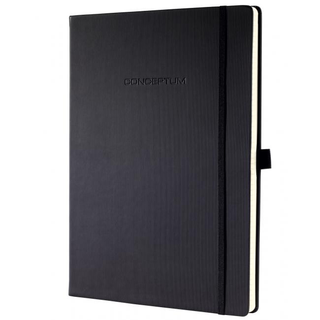 Notebook CONCEPTUM A4+, lined black