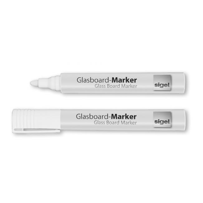 Chalk marker 2-3 mm white 2 pcs
