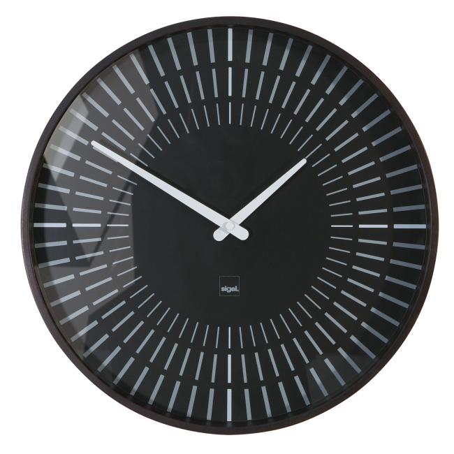 [SI100111] Wall clock artetempus Lox 35x35cm black