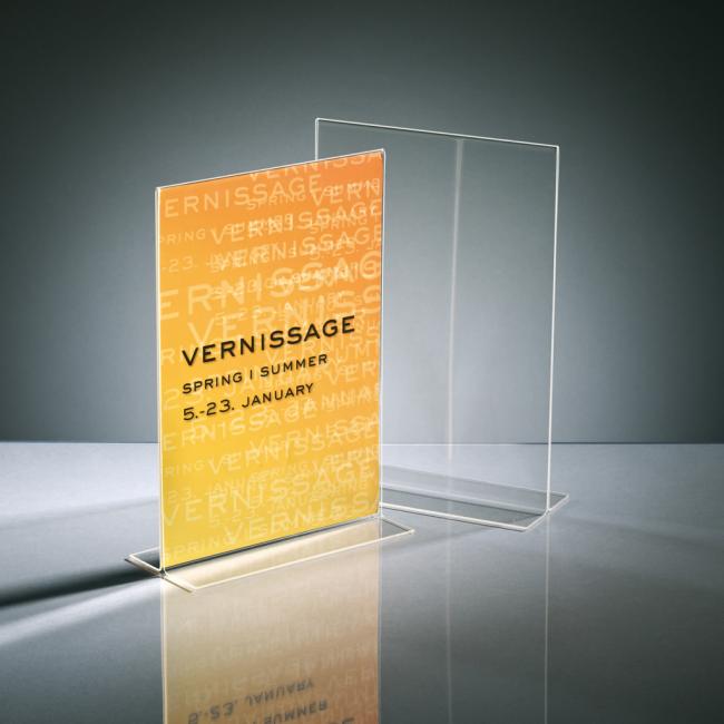 Presentation stand SIGEL A5 vertical