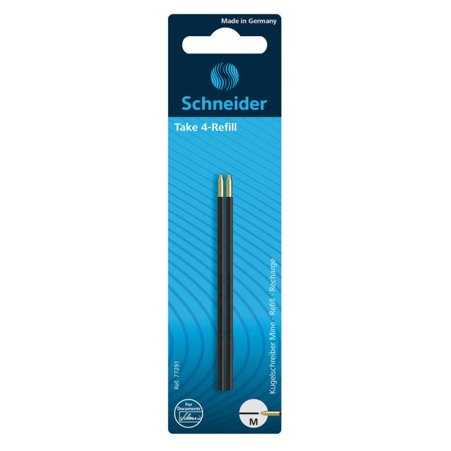 [SN077291] Náplň do guľôčkového pera Take 4 black 2 ks