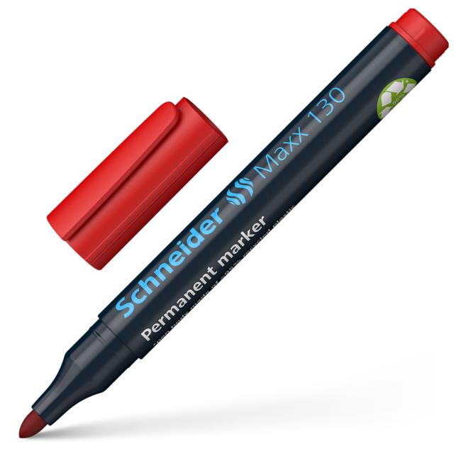 Permanent marker Schneider Maxx 130 red