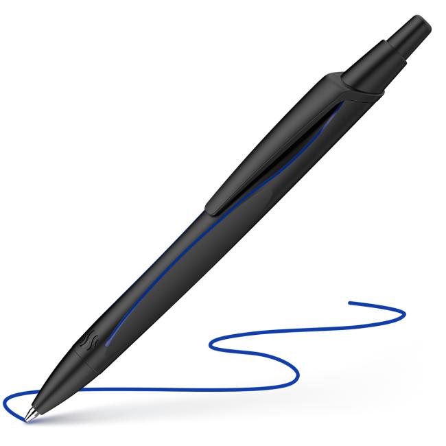 Ballpoint pen Schneider Reco black with blue filling
