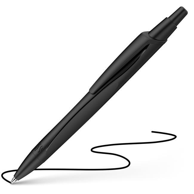 Schneider Reco ballpoint pen black with black refill