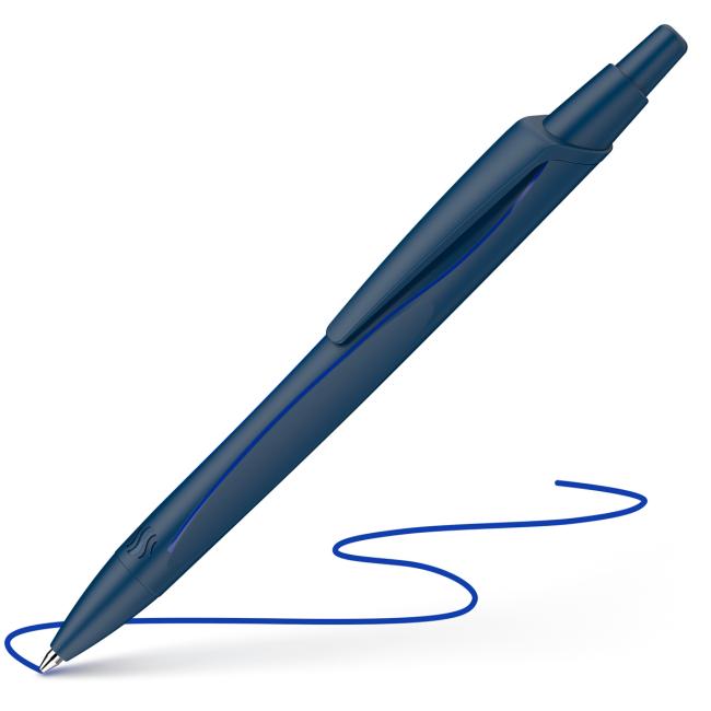 Ballpoint pen Schneider Reco blue with blue filling