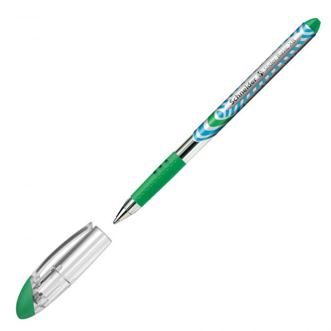 Ballpoint pen Schneider Slider Basic XB green