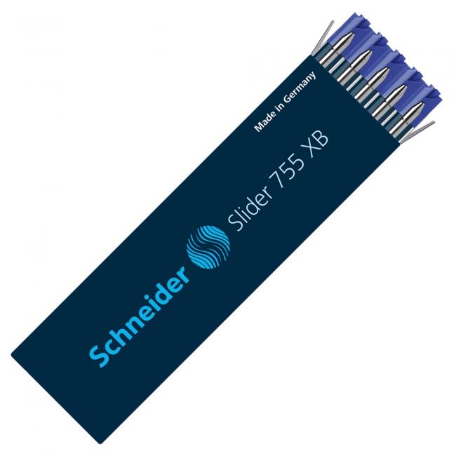 Replacement refill for Schneider Slider 755 XB ballpoint pen blue