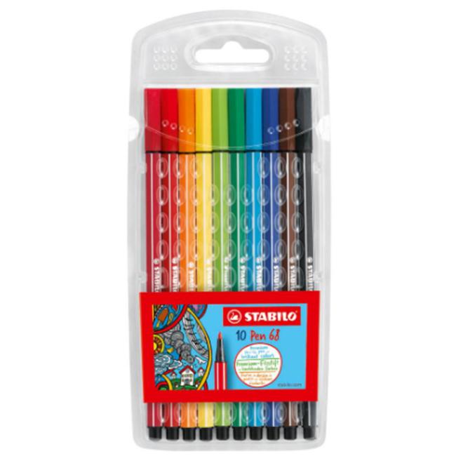 Set of markers STABILO Pen 68/10S