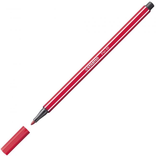 [ST006850] Marker STABILO Pen 68 dark red