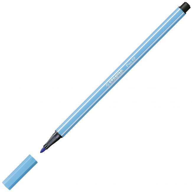 [ST006857] Marker pen STABILO Pen 68 azure blue