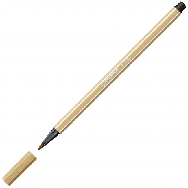 [ST006888] Marker pen STABILO Pen 68 light ocher