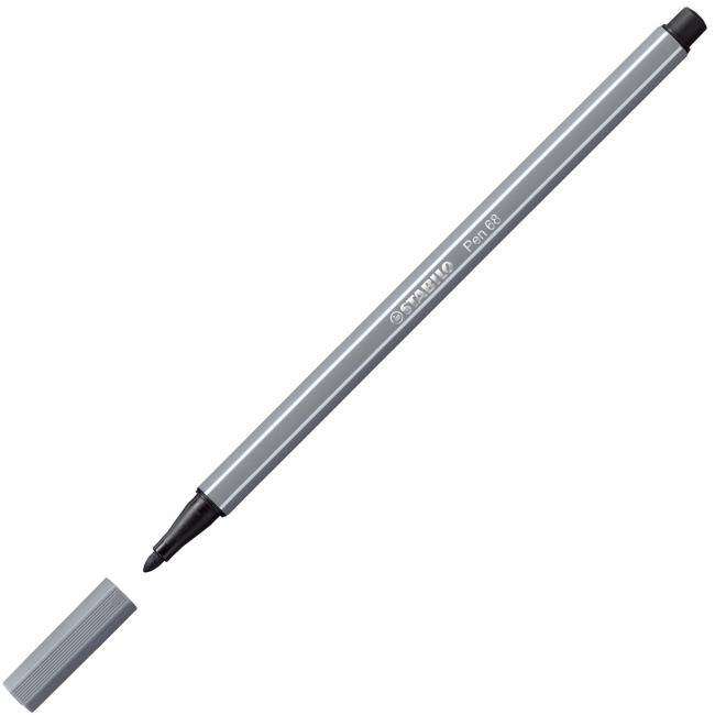 [ST006896] Marker STABILO Pen 68 dark gray