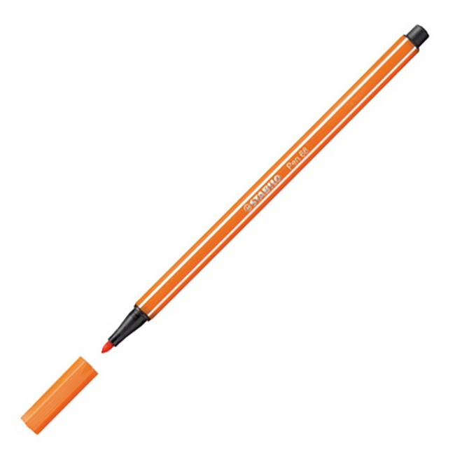 [ST068054] Marker pen STABILO Pen 68 fluorescent orange