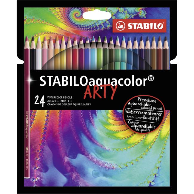 STABILO aquacolor 24 ks. ARTY sada