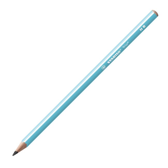 Pencil STABILO Trio HB blue 12 pcs