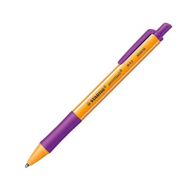 [ST603058] Ballpoint pen STABILO pointball purple