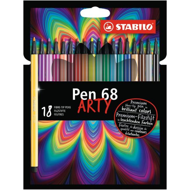 Sada popisovačov STABILO Pen 68/18S 'ARTY'