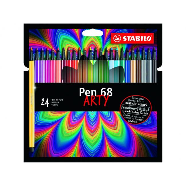 Set of markers STABILO Pen 68/24S ’ARTY’
