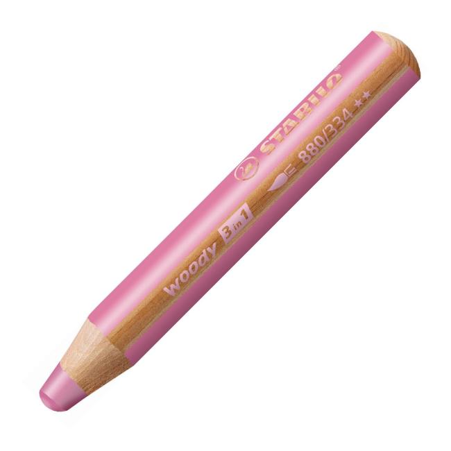 [ST880334] Multipurpose STABILO woody 3 in 1 pink colorant