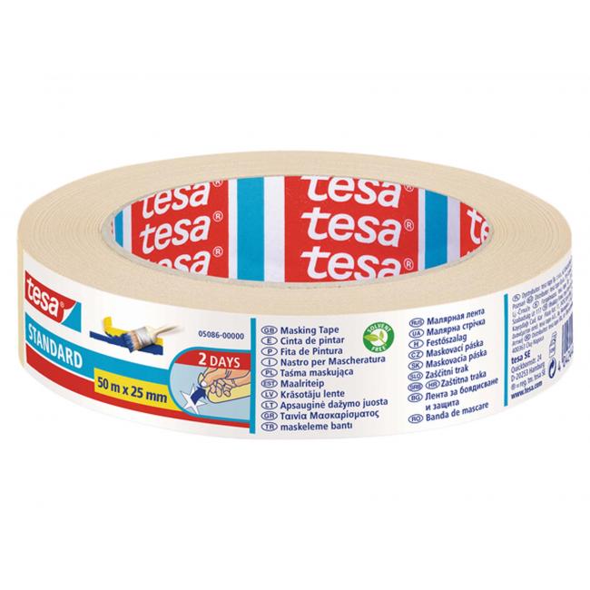 Masking crepe tape TESA 25mm x 50m