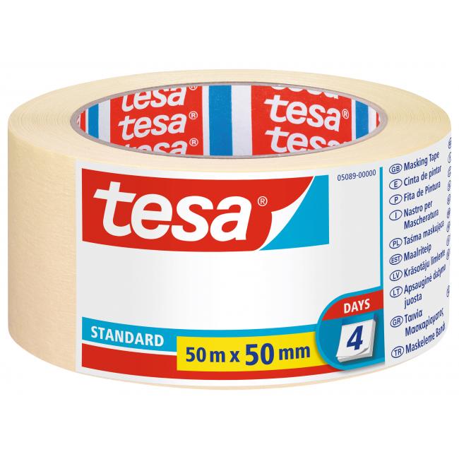 Masking crepe tape TESA standard 50mm x 50m