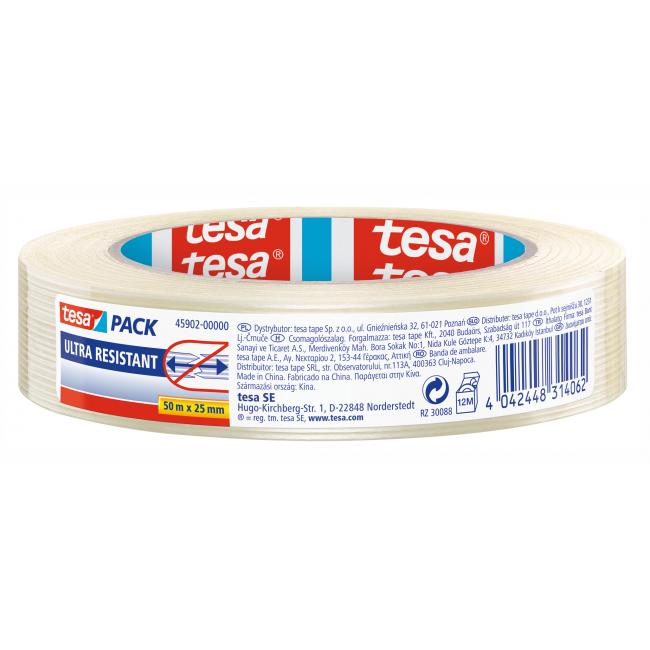Wrapping adhesive tape filament Tesa 25 mm x 50 m