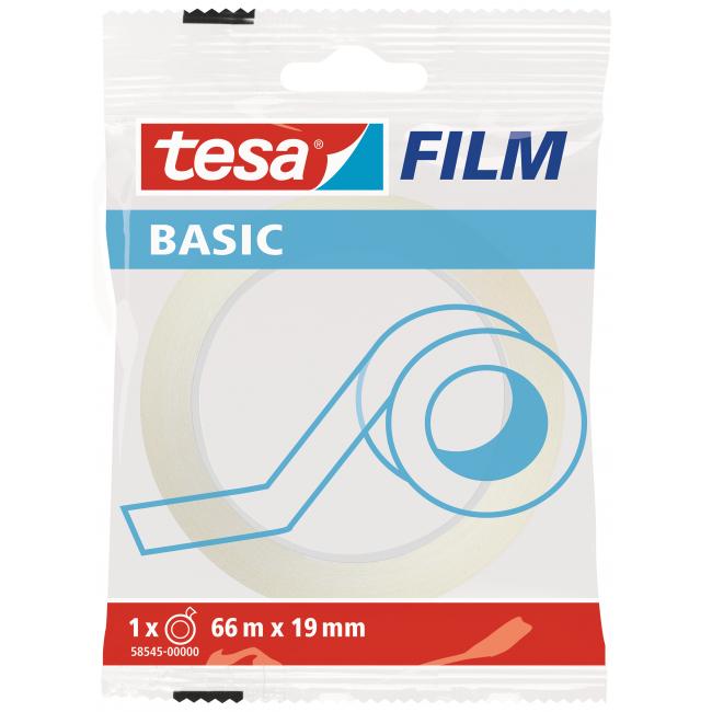 [TE058545] Adhesive tape TESA basic 19 mm x 66 m