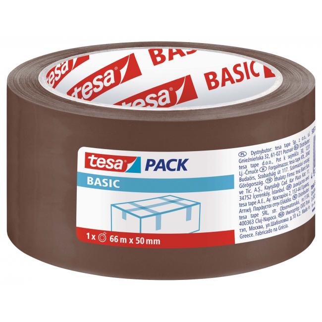[TE058571] Packing tape TESA basic 50mm x 66m brown