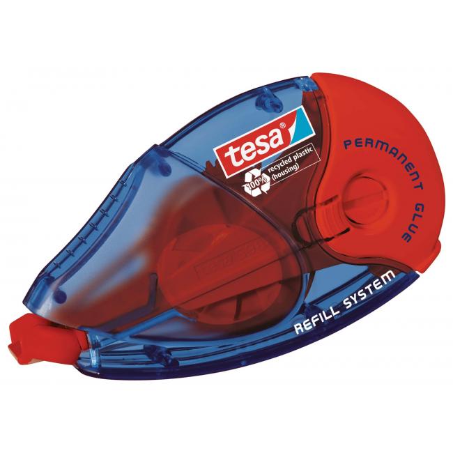 Adhesive roller TESA permanent replaceable 8.4mm x 14m