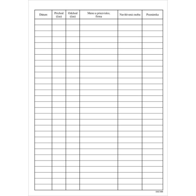 [TL000699] Guestbook, A4, 96 sheets, hardcover