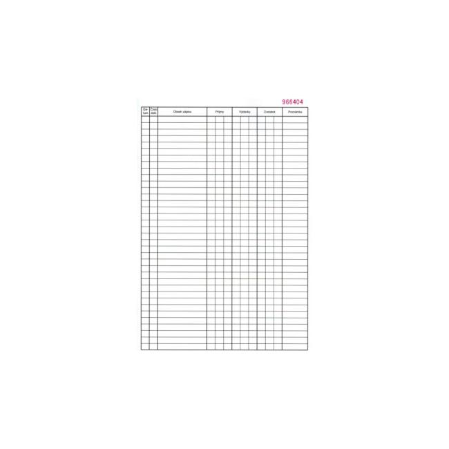 [TL034000] Cash book, A4, numbered, without transcription, 50 sheets