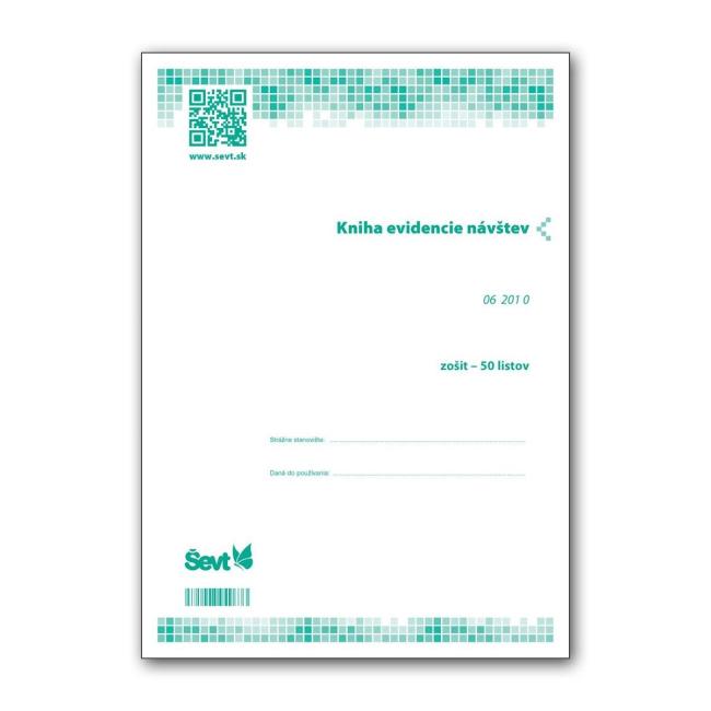 Kniha návštev, A4, 50 listov