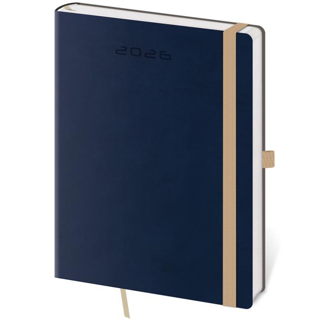 Flexies weekly diary B6 12x16.5cm dark blue 2026