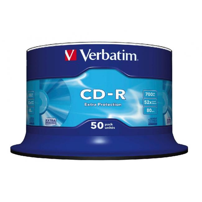 [VE433510] Verbatim CD-R 700 MB cake50 Extra