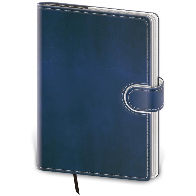 Diary Flip daily A5 14.3x20.5cm - blue/white 2026