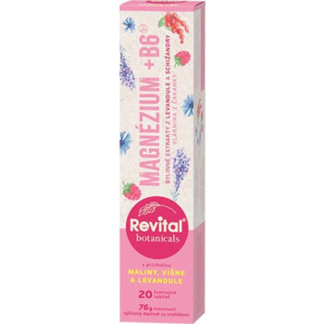 [VI659772] Revital Botanicals Magnézium + B6, 20 šumivých tabliet