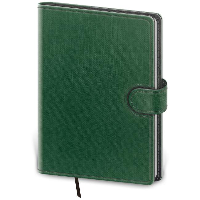[DFL422-8] Diary Flip daily A5 14.3x20.5cm - green/grey 2026
