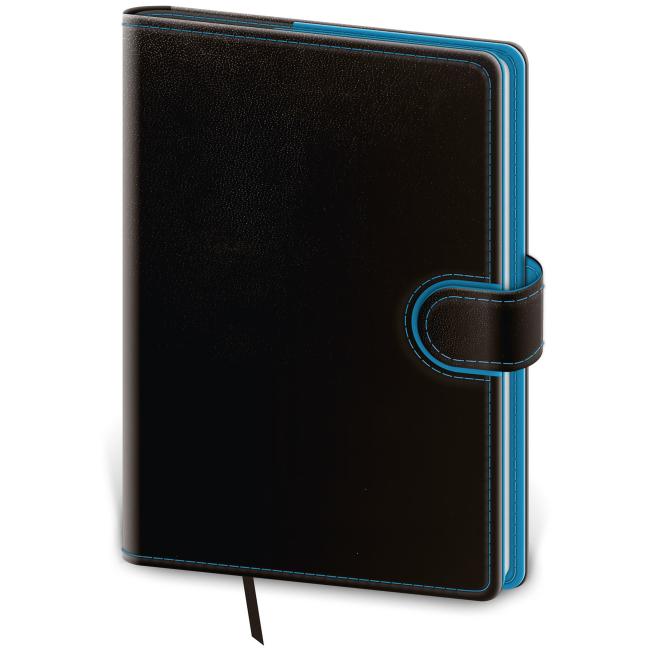 [DFL432-2] Diary Flip daily B6 12x16.5cm - black/blue 2026