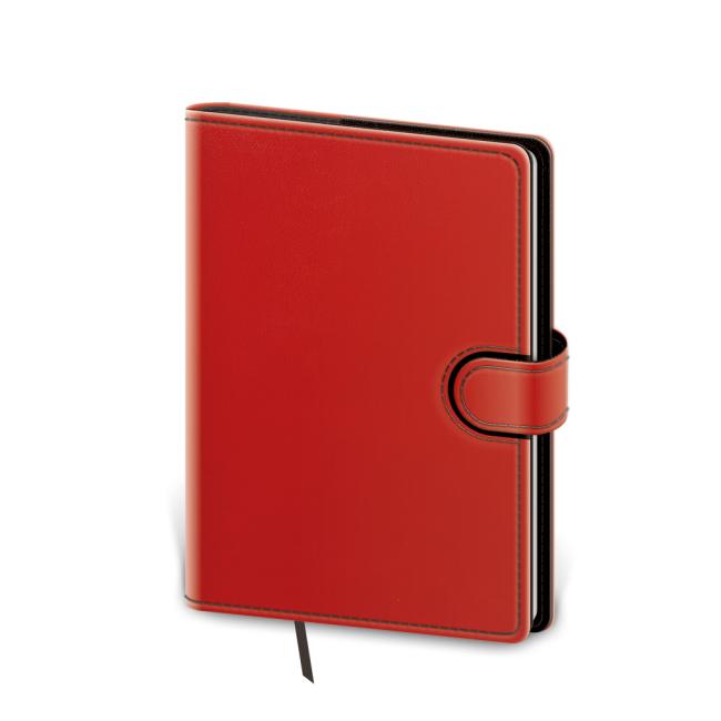 Diary Flip daily B6 12x16.5cm - red/black 2026