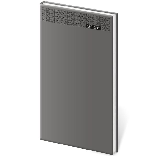 Gommato weekly pocket diary gray 2026