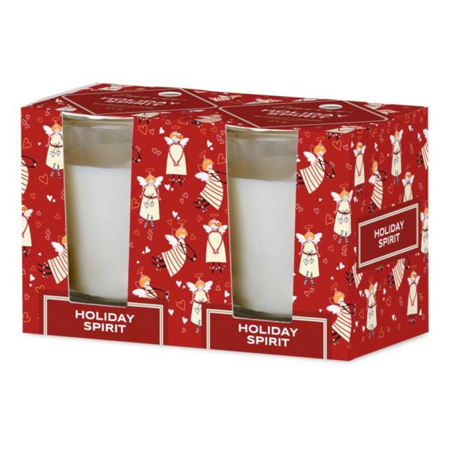 [XM037961] Emocio sklo 52x65 mm 2 ks v krabičke Holiday Spirit - Cookie and Cream, vonná sviečka