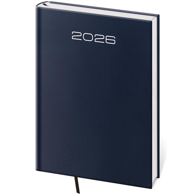 Denník Old Karachi daily A5 14,3x20,5 cm modrý 2026