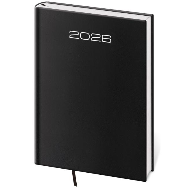 Diár Old Karachi weekly A5 14,3x20,5 cm black 2026