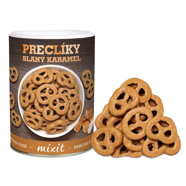 Mixit salted caramel pretzels 250 g