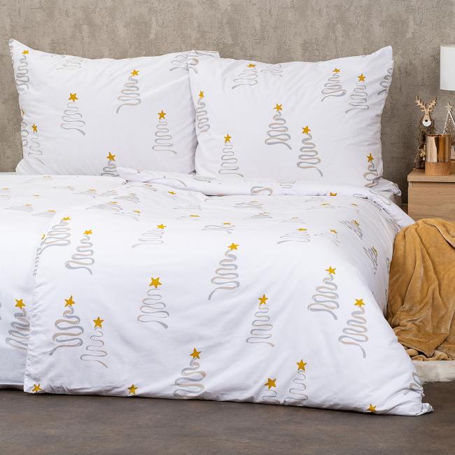 [XM240955] Christmas tree cotton sheets 100% cotton (blanket + pillow)