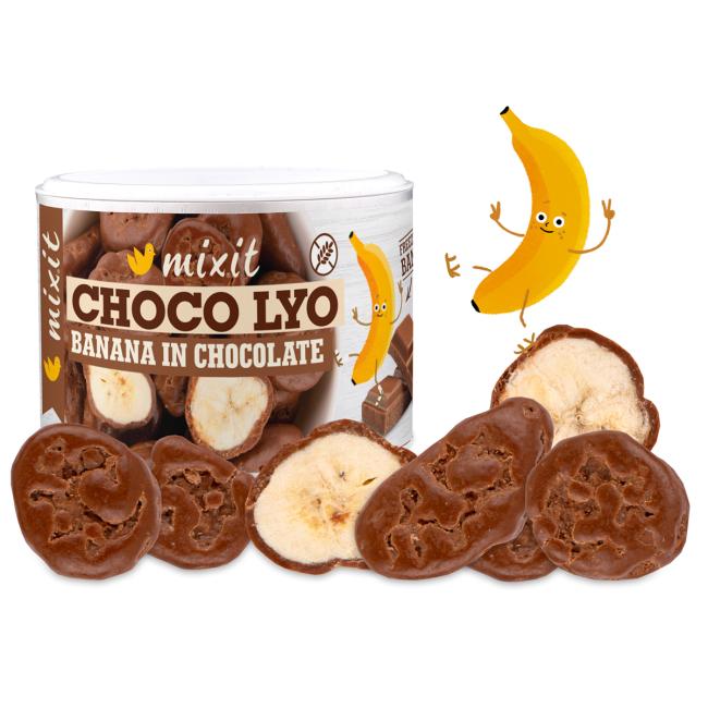 [XM431698] Mixit Crispy bananas in chocolate 170g