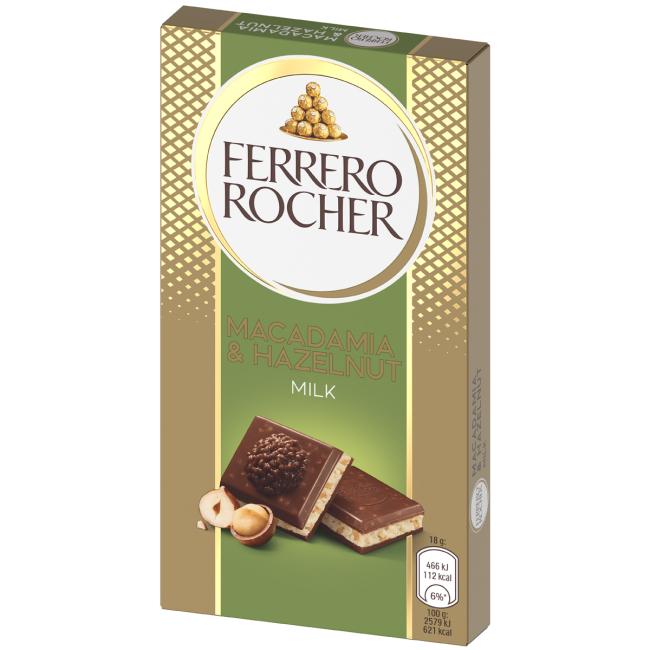 Chocolate Ferrero Rocher Macadamia 90 g