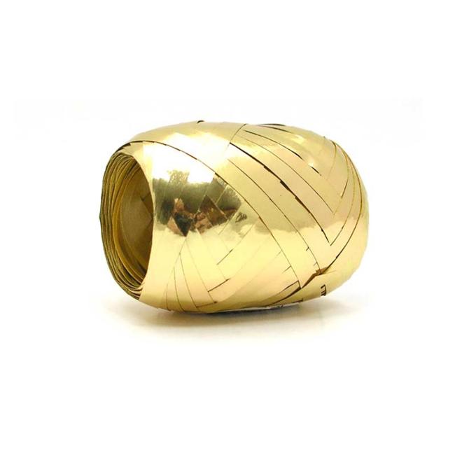 [XM660063] Christmas gift ribbon metallic gold 5mm x 20m