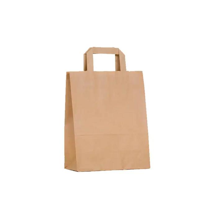 [XX028052] Brown paper bag 220 x 100 x 280 mm/ 50 pcs